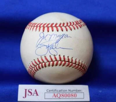 Joe Morgan Jim Palmer HOF JSA Coa Autograph National League ONL Signed Baseball - Image 1 of 2