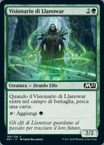 MTG LLANOWAR VISIONARY EXC - VISIONARIO DI LLANOWAR - M21 - MAGIC - Picture 1 of 1