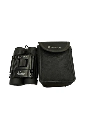 Barska 8x21 Lucid View Binoculars (AB10108) Compact Hunt Travel Birdwatch NEW - Image 1 of 4