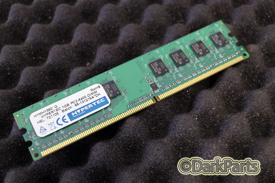 Hypertec HYMHY3601G 1GB PC2-6400 DIMM Memory RAM - Image 1 of 1