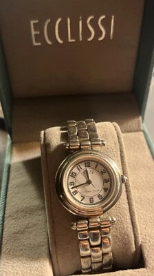Ecclissi серебро ссылка 3240 Женские часы новый аккумулятор с коробкой - Изображение 1 из 4