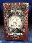SIGNED JAY KRISTOFF EMPIRE OF THE DAMNED CRIMSON COVER FIRST EDITION WHITE EDGES