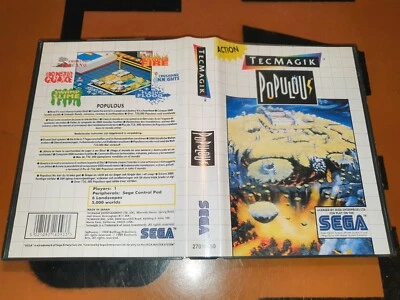 ## Sega Master System - Populous - Cib ## - Image 1 of 2