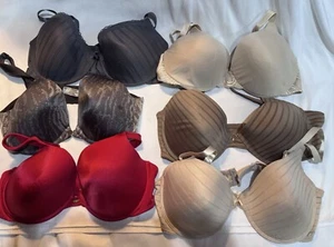 7 Bras Mixed 40D, 42D, Body Embrace, Lilyette, Self Expressions & Unbraid - Picture 1 of 8
