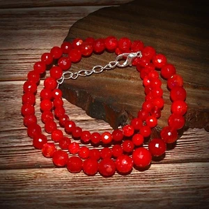 Opal Beads Faceted Balls Real Opal Fire Opal Opal Necklace Precious Opal 1251 - Picture 1 of 3