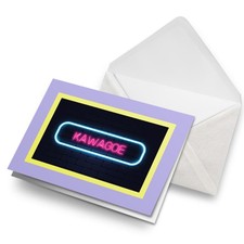 Greeting Card Neon Sign Design Kawagoe City Japan #351368