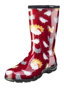Sloggers Chicken Red Woman's Boot - Picture 1 of 1