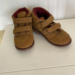 Kid’s Shoes OshKosh B’gosh Children’s Workboot Tan Size 11 Hook and Loop Closure - Picture 1 of 8