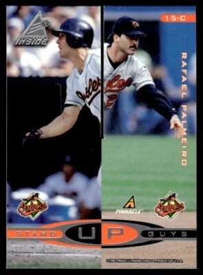 1998 Pinnacle Inside Stand Up Guys Roberto Alomar RAFAEL PALMEIRO - Image 1 of 2