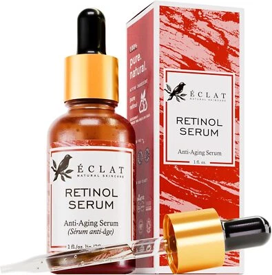 SENTIA Vitamin C Serum, Retinol, Hyaluronic Acid. Anti Ageing Wrinkle Eye Face Products