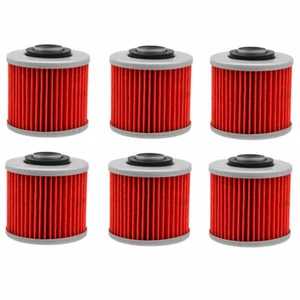6X Oil Filter Filters Individually Boxed For Yamaha Raptor 700 700R Grizzly 600 - Picture 1 of 4