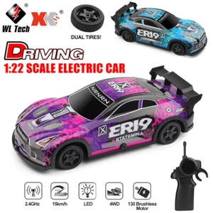 Coche de carreras todoterreno Wltoys 1:22 RC 22206 4x4 15 km/h 2,4 GHz con luz - Imagen 1 de 11