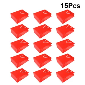 15 Pcs Geschenktasche Tragetaschen Aus Papier Mit Griffen Party-Geschenktüte - Bild 1 von 11