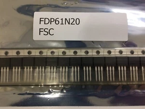 FDP61N20 FSC TRANS MOSFET N-CH 200V 61A TO220-3 ROHS 8 PIECES - Picture 1 of 1