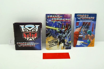 Transformers Original G1 Box Insert Catalog Checklist Mail Away Red Decoder LotE - Image 1 of 4