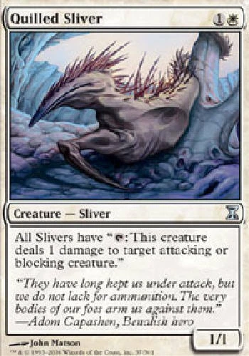 QUILLED SLIVER X4 4 4X Time Spiral MTG Magic the Gathering Cards DJMagic - Image 1 of 1