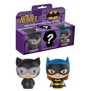 Highly Collectable DC Women Catwoman, Batgirl & Mystery US Excl Pint Size 3Pk - Picture 1 of 3