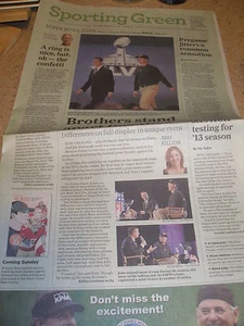 Februar 2013 SF Chronicle The Brothers Harbaugh Super Bowl XLVII Ravens 49ers - Bild 1 von 1