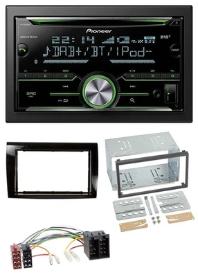Pioneer Bluetooth MP3 DAB 2DIN USB CD Autoradio für Fiat Bravo (ab 2007) - Bild 1 von 4