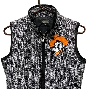 Größe M Gameday Weste Oklahoma State University Damen schwarz weiß ärmellos S2 - Bild 1 von 11