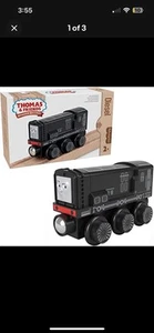 Diesel Push-Along Magnetic Wood Train From Thomas & Friends - Picture 1 of 6