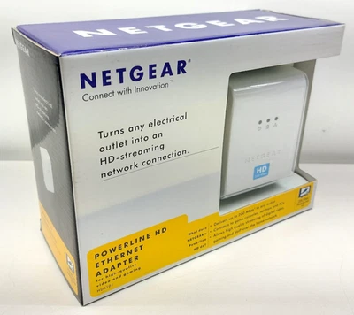 Netgear Powerline HD Ethernet Adapter HDX101 606449046854 - Image 1 of 4
