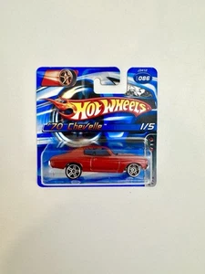 Rare Hot Wheels #86 Motown Metal 1/5 '70 Chevelle SS Red Short Card J3412 - Bild 1 von 7