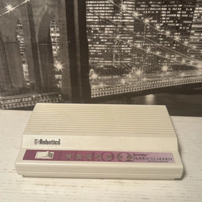 US Robotics Sportster 14,400 Fax Modem CCITT V.32 bis with V.42 bis Untested - Image 1 of 4