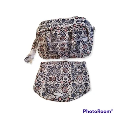 Vera Bradley компактный путешественник Ditty сумка комплект Лиссабон медальон - Изображение 1 из 4