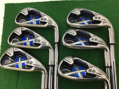 Callaway X-22 US Iron Set 5-9,Pw 6pc Flex Stiff Cw Golf Graphite - Image 1 of 4