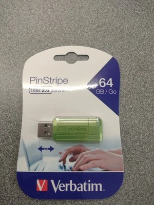 USB Memory Stick Verbatim Flash Pen Drive Back Up 64GB - Image 1 of 2