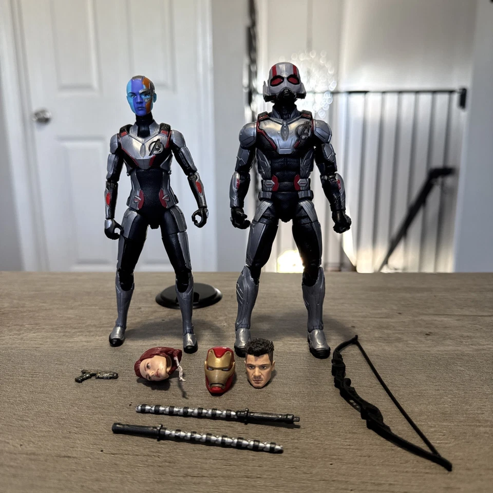 Marvel Legends Endgame 2 Pack Viuda Negra Ojo de Halcón Traje Cuántico Iron Man Ant Man Foto 1 de 3