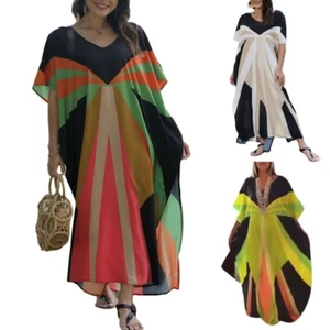 Swimsuit Cover Up Summer Stylish Chiffon Beach Cardigan Swimwear Cover - Picture 1 of 11