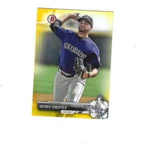 2017 Bowman Prospects Yellow #BP27 Antonio Senzatela COLORADO ROCKIES - Picture 1 of 1