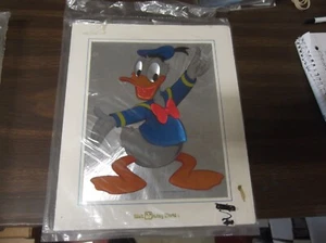 1980s Disney Donald Duck Dufex Print Foil SEALED 10" X 12" WALT DISNEY WORLD - Picture 1 of 1