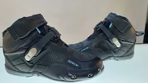 Spada Compact Waterproof Motorcycle boots Motorbike size 43 - Black - Picture 1 of 4