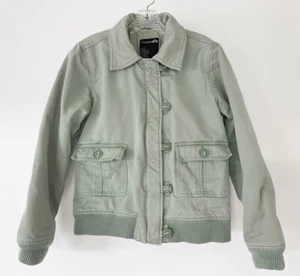 Vintage Alpha Industries Bomber Jacket Womens M Green Nineteensonine RARE - Picture 1 of 16