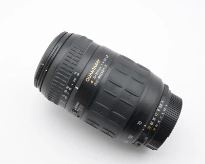 Quantaray AF 70-300mm f/4-5.6 LD Tele-Macro Zoom Lens Nikon Caps & Hood (#17021) - Image 1 of 4
