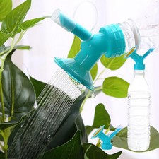 2 In 1 Plastic Nozzle For Flower Plant Waterers Bottle Watering Cans Sprinkler