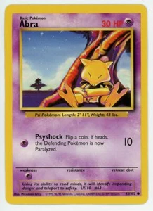 Pokemon Abra 32/102 - Base Set common - Same day shipping - NM/M  - Picture 1 of 1