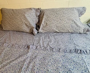 RALPH LAUREN -ELIZABETH STREET -FULL RUFFLED FLAT SHEET-VINAGE 1990'S - Picture 1 of 16