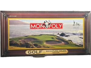 Monopoly Golf Signature Holes Edition Board Game Hasbro 2005 70th New Sealed
