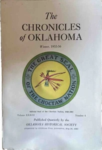 The Chronicles Of Oklahoma Historical Almanac Winter 1955-56 Volume XXXIII #4 - Picture 1 of 1