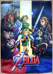 The Legend of Zelda: Ocarina of Time N64 50cm x 70cm My Nintendo Promo Poster - Picture 1 of 1