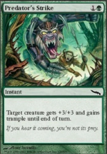 Predator's Strike ~ Lightly Played Mirrodin MTG Magic UltimateMTG Green Card - Image 1 of 1