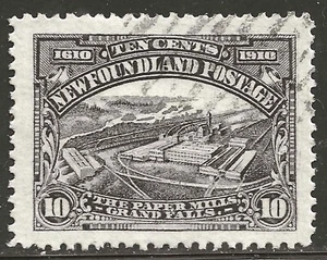 NEWFOUNDLAND #101 used - engraved, perf 14, VF/XF - Picture 1 of 2