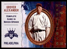 2017 Panini Diamond Kings Memorable Moment Grover Cleveland Alexander
