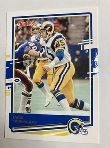 2020 Donruss Panini NFL Mint Football Card HOF / Legend Jack Youngblood Rams - Picture 1 of 4
