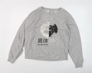 Sudadera gris para mujer ICHI S Pullover cuello redondo - Imagen 1 de 12