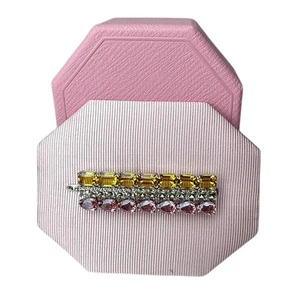 Swarovski Hair clip Mixed cuts, Rectangular shape, Multicolored Hair Accessories - Picture 1 of 10